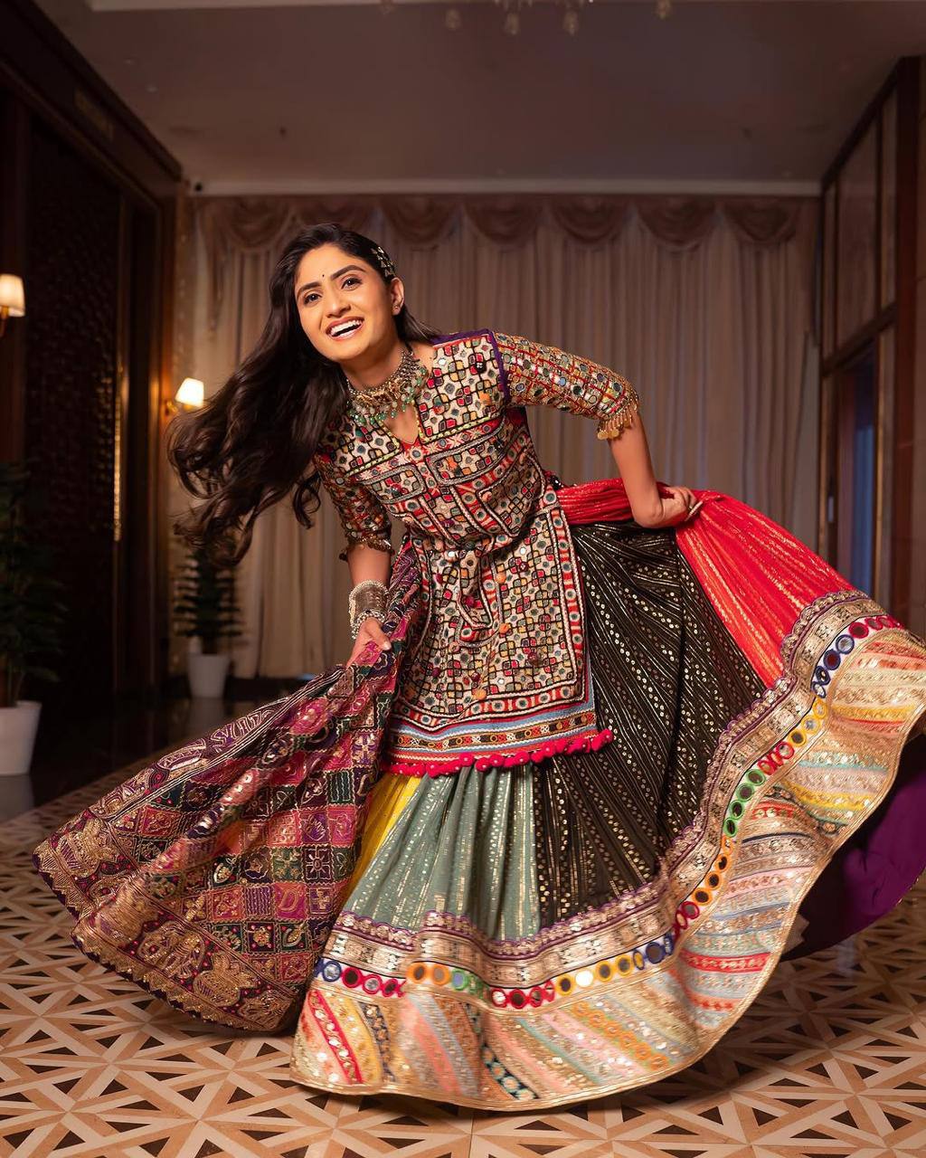 SPECIAL CELEBRITY TRENDING NAVRATRI SPECIAL CHANIYA CHOLI β€οΈπ